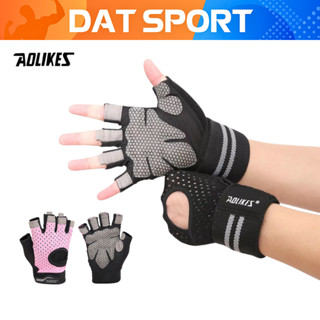 Găng Tay Tập Gym , Thể Thao AOLIKES 113 Chính Hãng Tập Gym , Yoga , Fitness