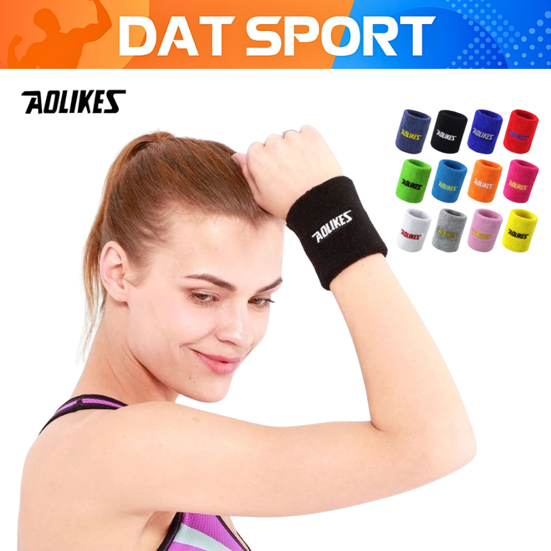 Băng Đô Đeo Cổ Tay Chặn Mồ Hôi , Chơi Thể Thao , Tập Gym , Tennis , Quần Vợt , Cầu Lông AOLIKES 0235