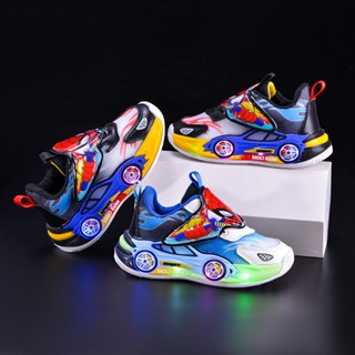  Giày siêu nhân bé trai giày thể thao ô tô có đèn Cao cấp  M11  