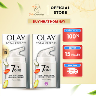  Kem dưỡng da Olay Total Effects 7 In 1 Bản UK Moisturiser Nourish & Protect 50ml dưỡng da tái tạo và làm đẹp da tối ưu 