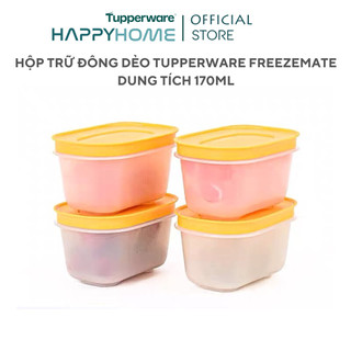  Bộ Hộp Trữ Đông Tupperware Mini Freezemate Gen II 170ml - Bộ Hộp Nhựa An Toàn Cho Bảo Quản Thực Phẩm 