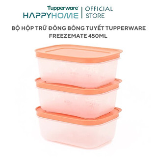  Hộp Trữ Đông Bông Tuyết Tupperware Freezermate 450ml Chính Hãng Nhựa Nguyên Sinh An Toàn Cho Sức Khoẻ 