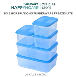 Bộ Hộp Trữ Đông Tupperware Freezermate Set 5 Chính Hãng Bảo Hành Trọn Đời