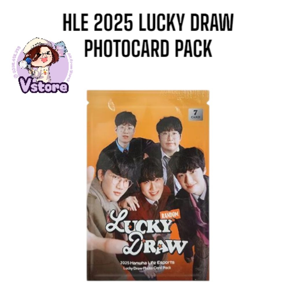 VStore [HÀNG CÓ SẴN] HLE 2025 LUCKY 7 RANDOM PHOTOCARD PACK
