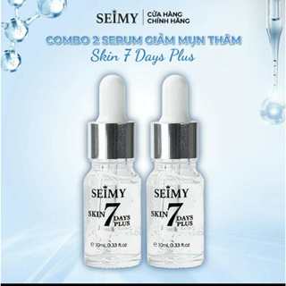 Combo 2 lọ Serum giảm mụn thâm Seimy - Skin 7 Days Plus - 10ml