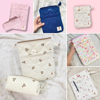 Bao đựng laptop ipad kindle chống sốc 2 ngăn may theo số đo riêng đứng form handmade BICHUBI STUDIO