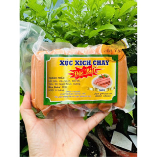XÚC XÍCH CHAY ĐẶC BIỆT GÓI 500g 12 cây