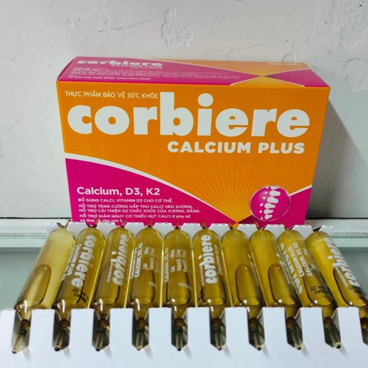 Calcium Corbiere Plus bổ sung Calci, Vitamin D3 K2 tăng cường hấp thu canxi, giảm loãng xương, chuột