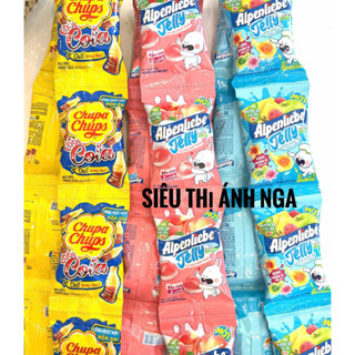  Combo 5 Gói-10 Gói Kẹo dẻo nhân trái cây Alpenliebe Kelly Gói 24g 