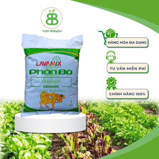 Phân Bò Lavamix Đã Qua Xử Lý, Phân Bò Hữu Cơ, Bón Lót Rau Củ, Cải Thiện Đất Trồng  - Túi 3dm3