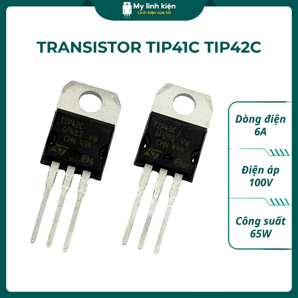Transistor TIP41C TIP42C 6A 100V chất lượng cao.