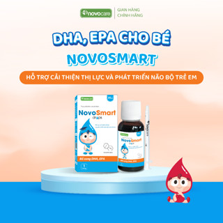 DHA cho bé Drops Family Novosmart lọ 30ml nhỏ giọt, không tanh, hỗ trợ phát triển trí não