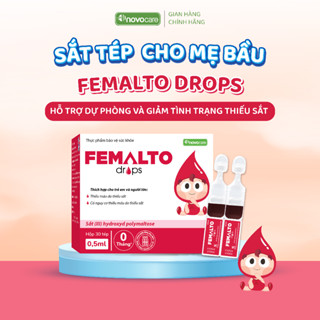 Sắt Drops Family Femalto ống uống BFS - Giải pháp bổ sung sắt an toàn, tiện lợi cho mẹ bầu