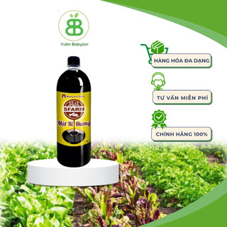 Mật Rỉ Đường Sfarm, Hỗ Trợ Cải Tạo Đất, Chất Xúc Tác Ủ Phân hữu cơ, Nuôi Cấy Vi Sinh Vuonbabylon - Chai 1L