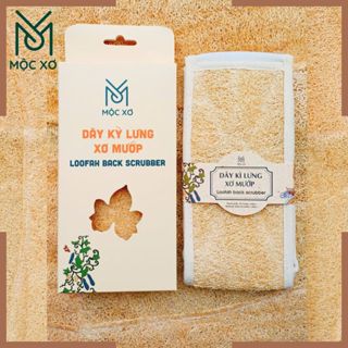 (Mộc Xơ) Dây tắm chà lưng xơ mướp - Dây kỳ lưng - Đai kỳ lưng - Bông tắm xơ mướp tẩy tế bào chết