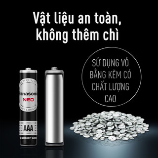 Đôi pin đũa Panasonic R03NT AAA 1,5V battery