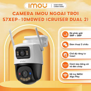  Camera Wifi 2 Mắt Ngoài Trời IMOU Cruiser Dual 2 S7XEP 6MP 10MP Xoay 360 Có Màu Ban Đêm Đàm Thoại 2 Chiều 