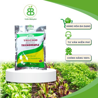 Nấm Trichoderma Điền trang, Men Vi Sinh Ủ Phân hữu cơ Sfarm, Xử Lý Đất trồng, Phòng Ngừa nấm Bệnh Vuonbabylon - Gói 1Kg
