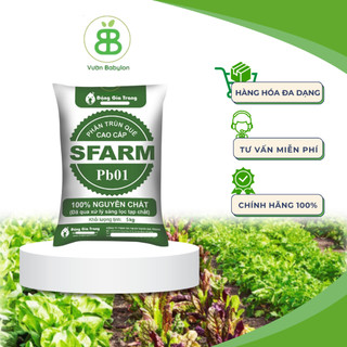 Phân Trùn Quế Nguyên Chất Dạng Bột Sfarm, Phân Hữu Cơ Vuonbabylon cung cấp dinh dưỡng, Cho Mọi Loại Cây trồng - Túi 5kg