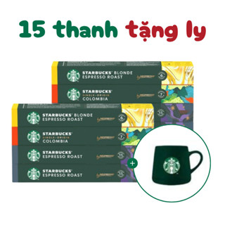 [CHÍNH HÃNG] Cà phê viên nén Starbucks Nespresso sẵn 15 vị 2025 new Ristretto Shot