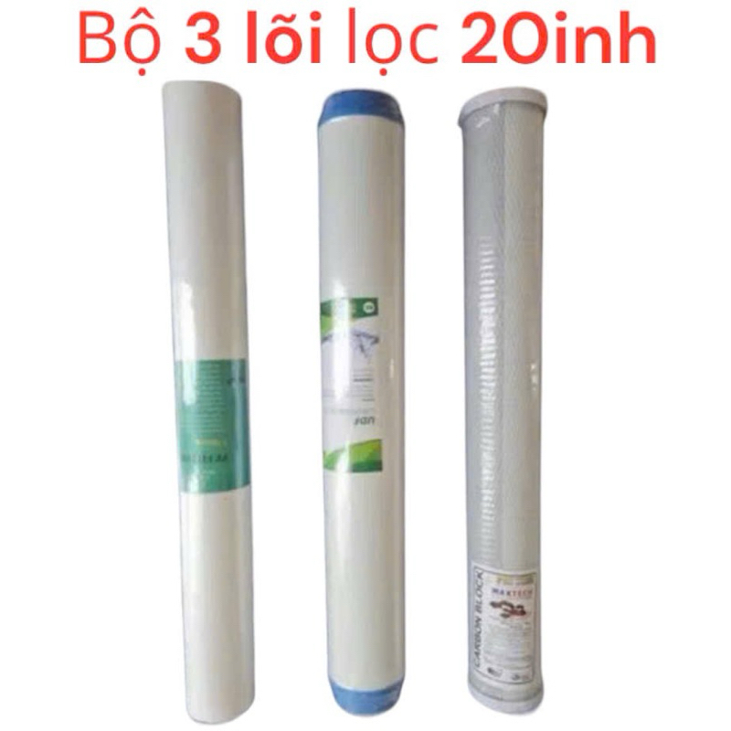 Combo 3 lõi lọc 1,2,3 20inch dùng cho cốc 20inch