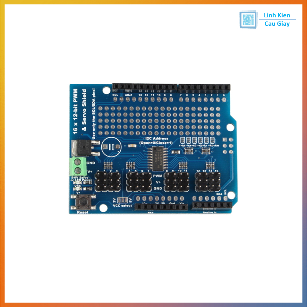Module servo shield 16 kênh