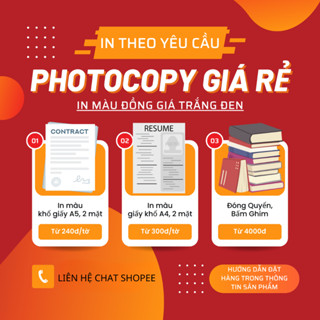 IN TÀI LIỆU MÀU A5, A4