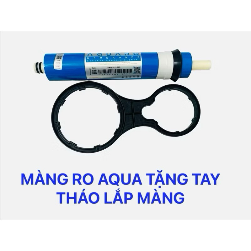 MÀNG LỌC RO AQUA LẮP CHO MÁY LỌC NƯỚC RO tặng kèm tay tháo cốc màng RO  Bộ lọc nước thay thế cho máy