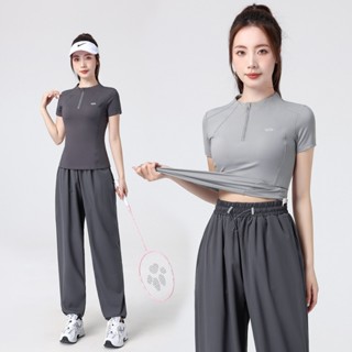  Bộ áo khóa quần Joger tập gym yoga chạy bộ cầu lông chất đẹp 