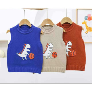  Áo gile len dày mềm đẹp cho bé trai 10-22kg 