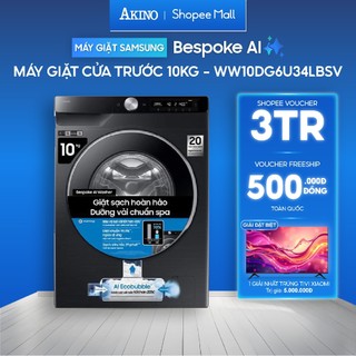  Máy Giặt Samsung Bespoke AI Cửa Ngang 10KG WW10DG6U34LBSV - Hàng Chính Hãng 