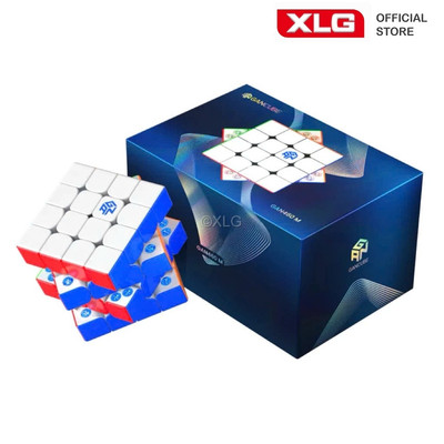 Rubik 4x4 GAN 460 M V2 4×4 UV stickerless có nam châm cao cấp - Rubik 4x4x4 Gan Hàng chính hãng