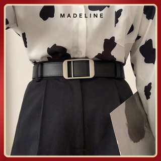 Thắt lưng nữ DN16 dây nịt nữ khóa chữ nhật kim loại phong cách Hàn Quốc tuyệt đẹp