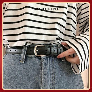 Thắt lưng nữ DN22 dây nịt nữ khóa bản 2.3cm dây da PU phong cách Hàn Quốc