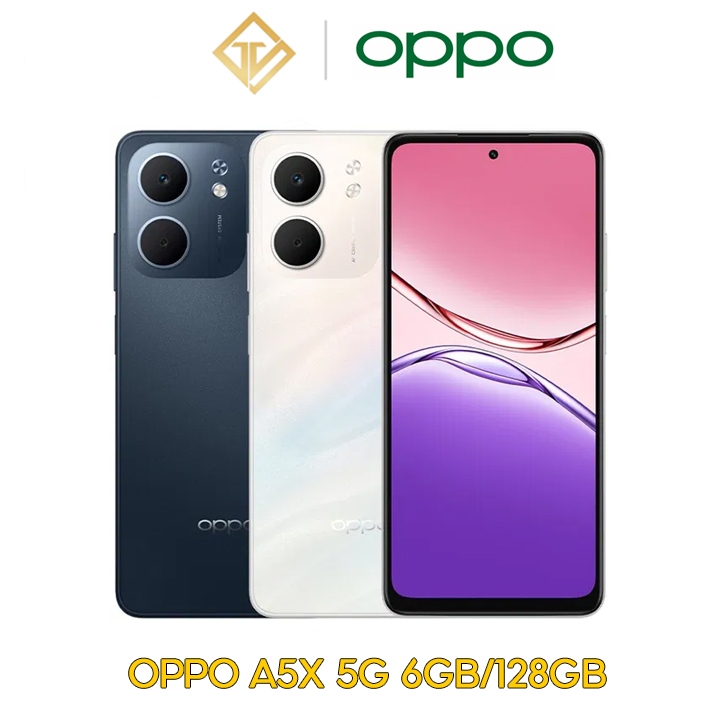  Điện thoại OPPO A5x 5G 6GB 128GB Màn hình 6.67 inch,Pin 6000mAh,Rom tiếng việt - Hàng nhập khẩu 