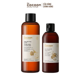 [MUA 2 GIẢM 48%] Combo Nước tẩy trang bí đao 500ml & Gel rửa mặt bí đao 310ml tẩy sạch makeup & giảm dầu Cocoon