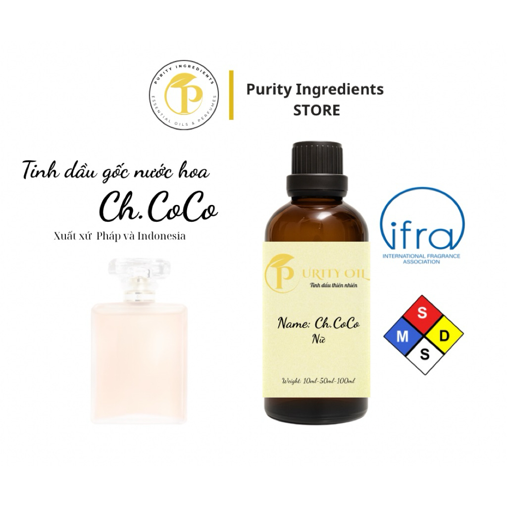 Tinh dầu nước hoa gốc Chane’l CoC’o | Nguyên liệu sản xuất nước hoa , làm nến thơm , sáp thơm | 100m