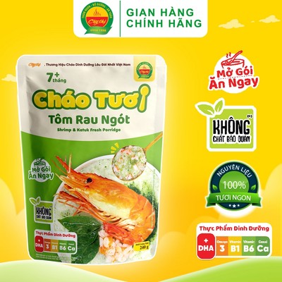 Cháo Tươi Tôm Rau Ngót Cây Thị 240G