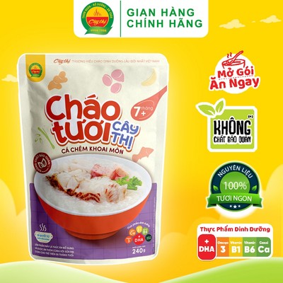Cháo Tươi Cá Chẽm Khoai Môn Cây Thị 240G Mở Gói Ăn Ngay