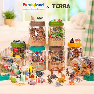 Đồ chơi mô hình động vật ống động vật Terra 60 con vật cho bé từ 3 tuổi