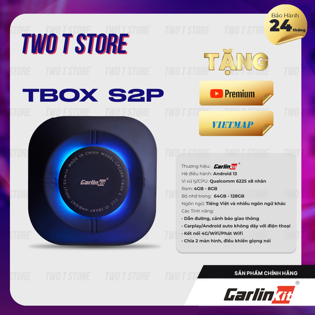 Android Box Chính Hãng Carlinkit Tbox Ambient 2026 Qualcomm 6225, Tbox Plus 2026 Qualcomm 6125, Android 13, ô tô,Carplay | BigBuy360 - bigbuy360.vn