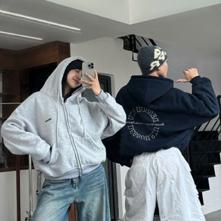 👑 Áo Khoác Hoodie Nữ Form Rộng Unisex – Hoodie Zip Dày Dặn, Mềm Mịn, Có Túi Kangaroo, Phong Cách Ulzzang Hàn Quốc