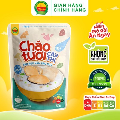 Cháo Tươi Bào Ngư Nấm Bào Ngư - Mở gói ăn ngay 240G