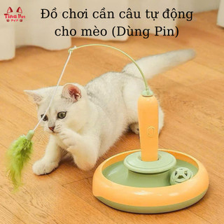 Đồ chơi cần câu tự động cho mèo (Sử dụng pin) TINA PET - TPCT0001