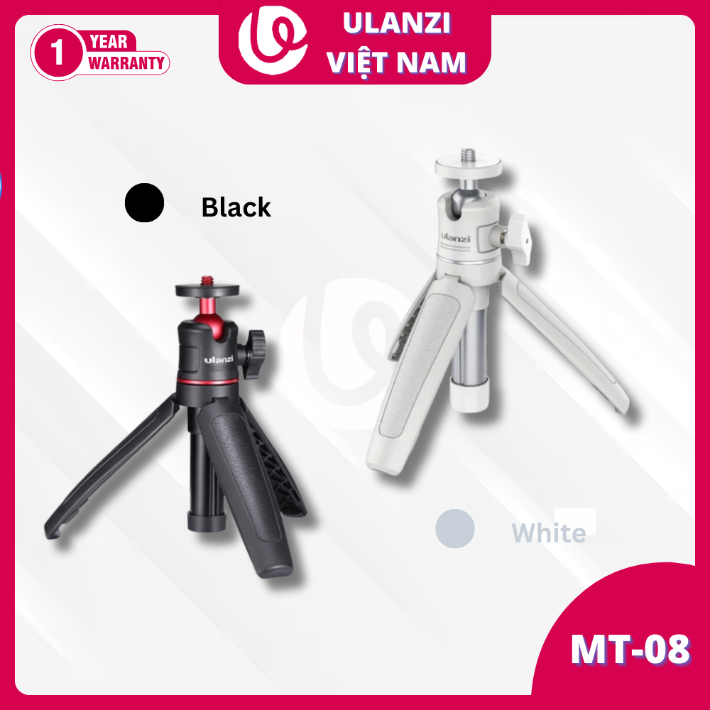 ULANZI MT-08 - Chân Tripod Mini Dành Cho Máy ảnh và Điện thoại (Không gồm ngàm kẹp điện thoại)