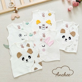  Áo Gile Cotton Anchee Nỉ Trần Hàn  Cúc Bấm Cài Lệch Mềm Mại Họa Tiết Đáng Yêu Cho Bé  2025  Mã Mới  