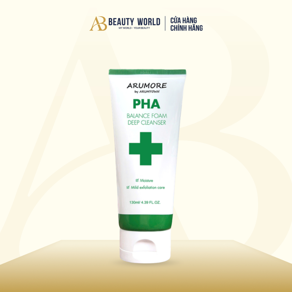 Sữa Rửa Mặt PHA Arumore Balancing Cleansing Foam 130ml | AB BEAUTY WORLD