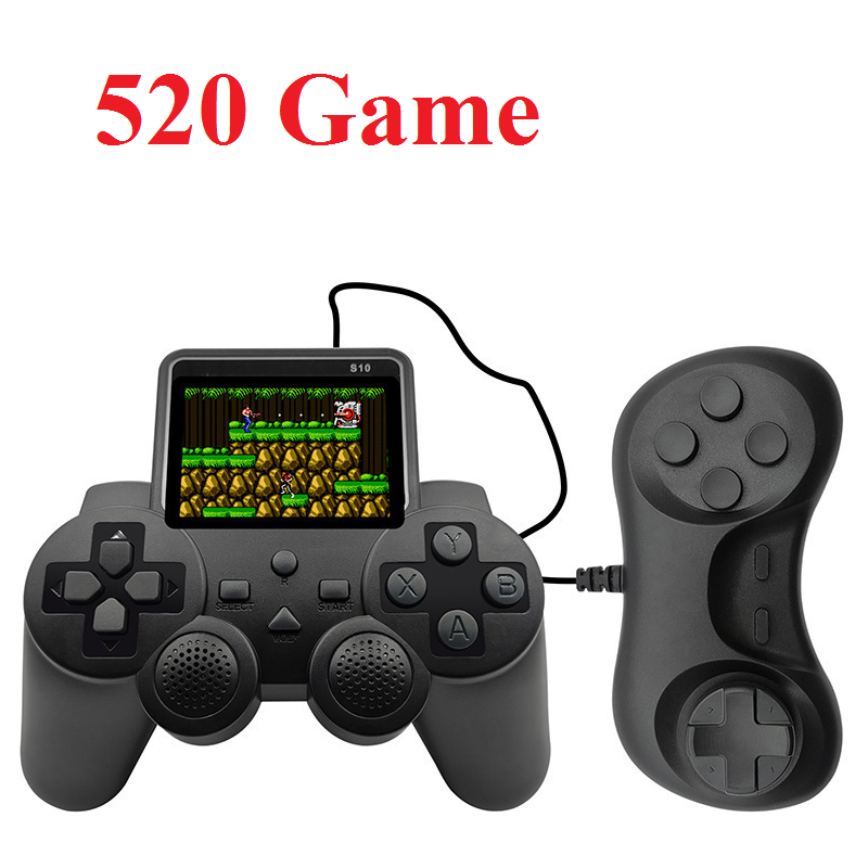 MÁY CHƠI GAME S10 có 520 game,kết nối tivi ,tay cầm cho 2 người chơi.