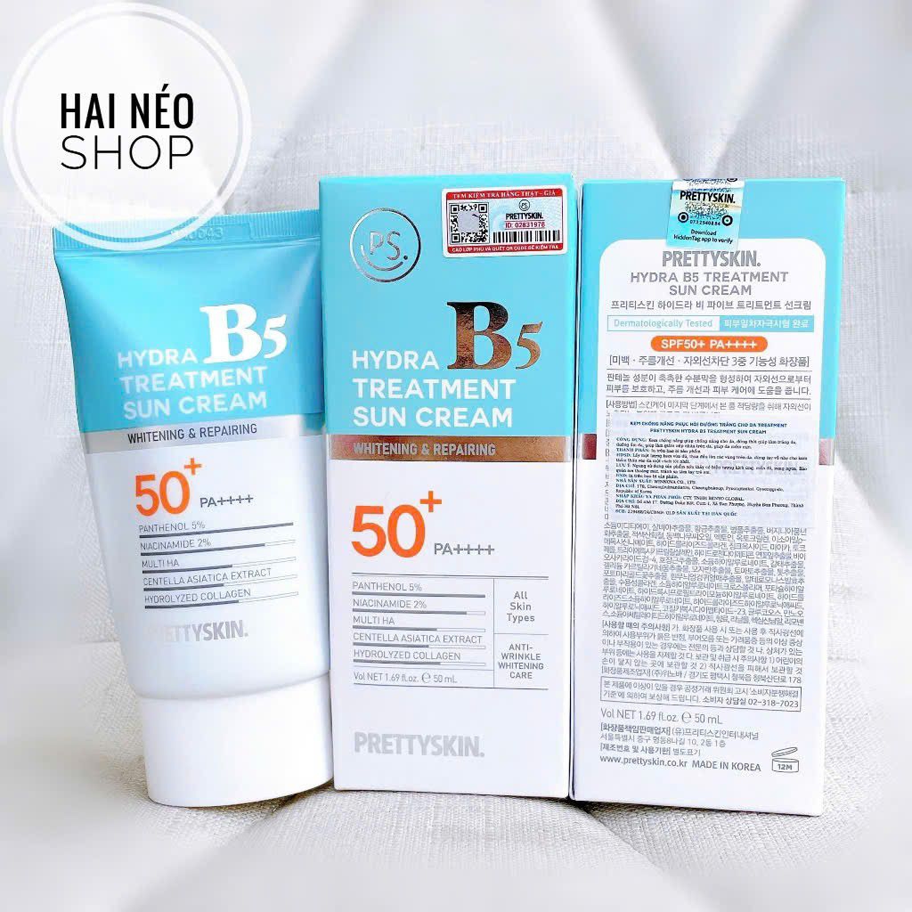 HOT-Kem chống nắng B5 Pretty Skin Hydra B5 Sun Cream