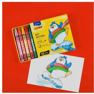 Compo 10 hộp Sáp Màu Thiên Long Colokit CRC015, CRC016 (10 cây/ hộp)